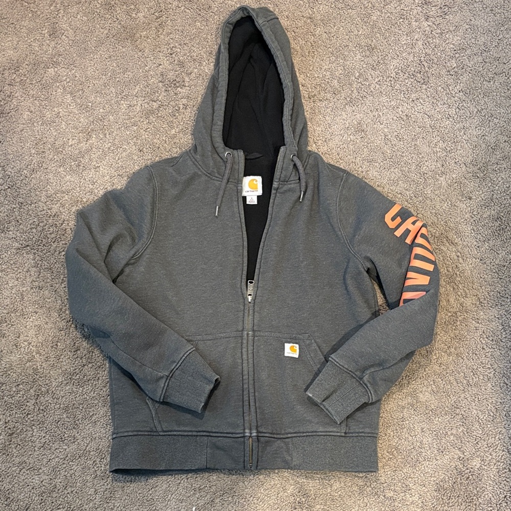 Carhartt Gray and Orange Women's Rain Defender